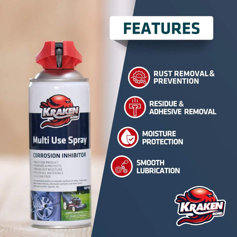 Multi Use Spray Two Pack 11 Oz Dope Penetrating Oil Lubricant for home and automotive corrosion inhibitor with 360 degree nozzle