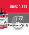 ClearWeld Pro Size Two Part Epoxy That Sets In Minutes Crystal Clear Bond For Metal Tile Glass Ceramic And Plastics image