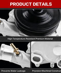 Premium Water Pump Kit Fits Land Rover And Jaguar 3.0L SC V6 Plus 5.0L V8 supercharged engines showing details of construction and material.