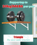 Heavy Duty White Shelf Brackets 10 Inch L Shaped Shelf Support Set With Screws And Anchors 12 Pack holding weight
