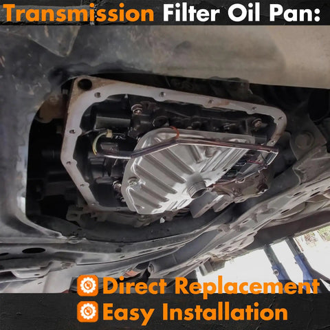 CVT Transmission Filter Oil Pan Gasket Kit For Toyota Corolla And Corolla iM 2014 To 2022 installed under car