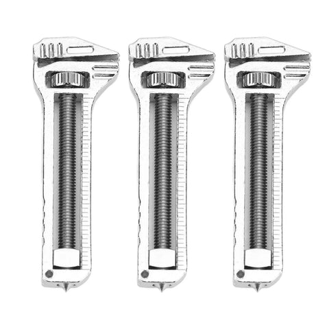Three Pocket Size Mini Multitool Wrench With Bottle Opener, adjustable caliper, nail puller, super handy portable tool