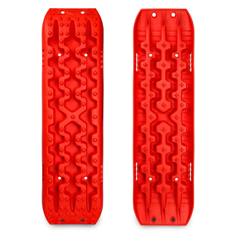 Recovery Traction Tracks for 4WD SUVs and Trucks, Mud Sand Snow Off Road Mats, Ladder Style Tire Ladder Kit, Roof Rack Mountable
