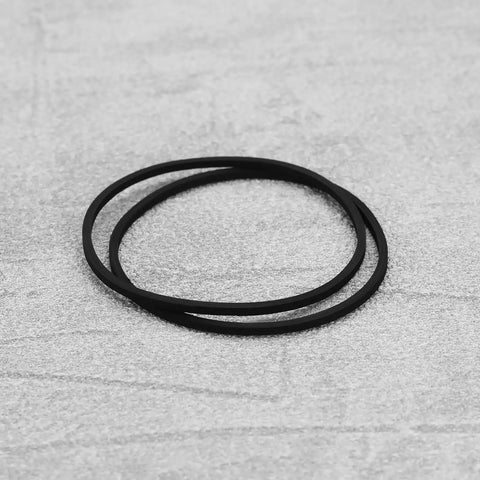 5 Pcs Durable Motor Drive Belts 35 mm Inner Diameter 37 mm Outer Diameter 1.2 mm Wire Rubber Belts Replacement
