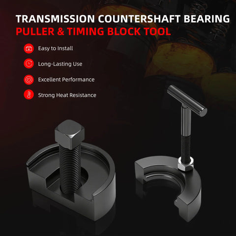 AxleyHub RR1014TR/RR1013TR two-piece transmission countershaft bearing puller and timing block tool for Eaton Fuller Amazon