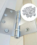 25 Piece Aluminum Spacer Set 1/2 Inch Outer Diameter 1/4 Inch Inner Diameter 1/2 Inch Length Standoff Bushings in hinge installation