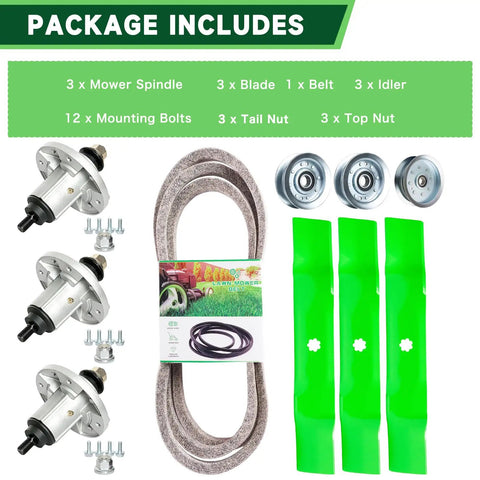 48 Inch Deck Rebuild Kit For Lawn Tractors Fits 145 155C LA130 LA165 D140 D160 E140 E160 LA110 LA115 LA100 LA120
