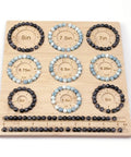 Beading Board For Jewelry Making, Bamboo Bead Tray 5 To 8 Inches With 9 Grooves And 2 8.5 Inch Slots, Ideal For DIY Bracelets