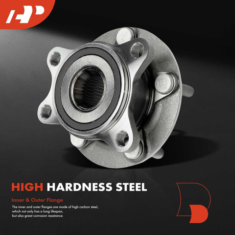 Front Wheel Bearing And Hub Assembly For Mazda 3 2019 2020 2021 2022 5 Lug Direct Fit With Heavy Duty Ball Or Roller Bearing For Smooth Ride
