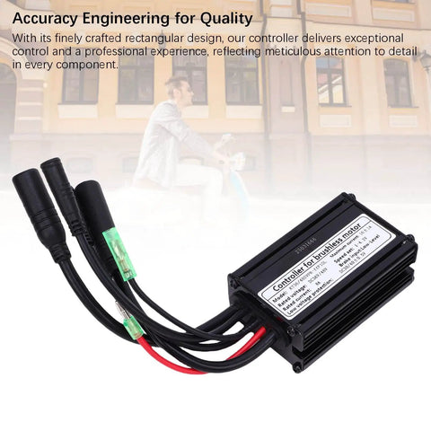 Seamless Sine Wave Electric Bike Motor Controller For 250W And 350W Motors Aluminum Alloy Housing 6 Tube Design