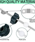 2 Pack Chrome Bathroom Sink Ball Drain Stopper Kit With Smooth Pivot Rods Straight Up Plug And Play Design For Zero Sweat Plumbing Repairs And Effortless Water Control showing metal and plastic parts.