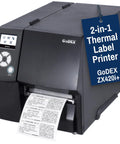 High Speed 203 Dpi Industrial Thermal Label Printer, 4 Inch Width, 7 Ips with USB and Ethernet for warehouse use.