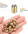 Top Tier Brass Ball Point Spring Plungers 30 Piece Assorted Kit Featuring Legit Tough No Step positioning beads in hand.