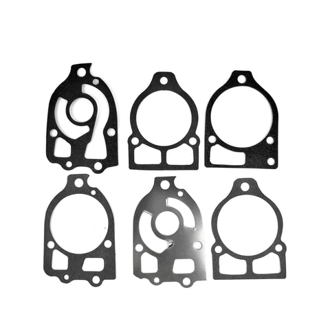 Water Pump Impeller Repair Kit For Mercury Mariner Outboards And MerCruiser Alpha One Gen 1 with gaskets displayed