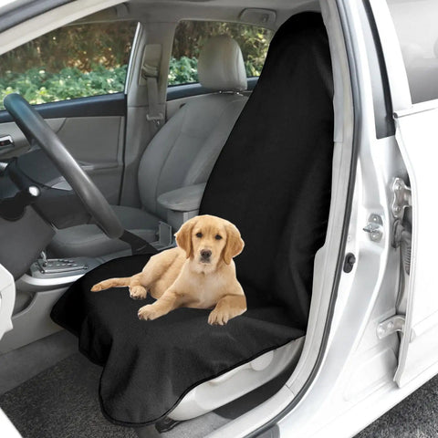 Waterproof Sweat-Proof Car Seat Cover For Gym Sesh, Run, Swim, Beach, And Hike, Universal Fit Non-Slip Towel Protector with dog
