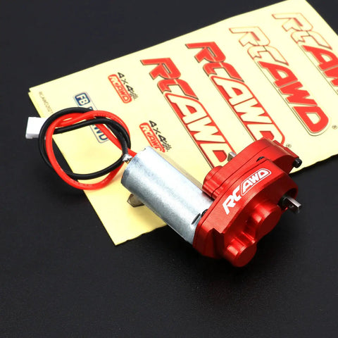 55T Brushed Motor And 88T Transmission Upgrade For 1 24 Scale SCX24 Crawlers with RC4WD logo on a black background.