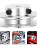 Single Groove Pulley For 6mm Synchronous Belt Aluminum Alloy With Hard Anodized Finish Mechanical Drive Replacement Part For Small Motors In Precision Machines And Your Go To High Precision Equipment, silver pulley with set screws