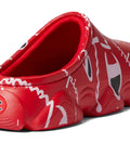 Super Meloso Warped Slip On Clog Shoes For Men Scarlet White Synthetic Upper Textile Lining And Insole Comfy Round Toe Casual Everyday Wear Size 11 M Daily, side view