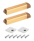 Push To Open Door Latch Set Aluminum Alloy Magnetic Latches For Hidden Doors Cabinets RV Drawers Kitchen Cupboard Gold Finish 2 Pack