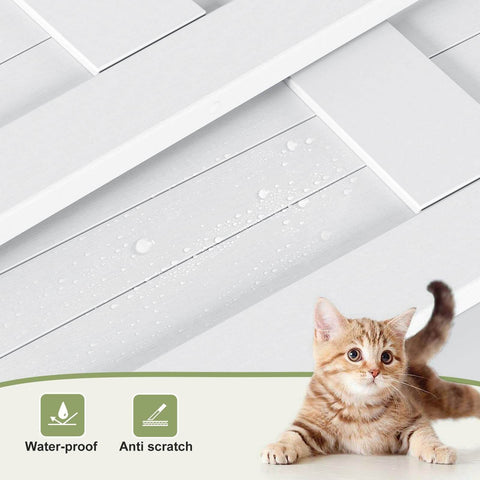 White MDF wood panel with PVC surface from Double Bi Fold Barn Doors 42 By 84 Inches White With Hardware Track Kit Included