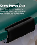 Remington Airtight Pet Food Storage Container Holds 22 Lbs Of Dry Food With Dual Dispensing Lid and Locking Mechanism