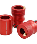 EVRBUL red aluminum wheel bearing grease tool set (3 pieces) for 30mm/39mm bearings with storage tube