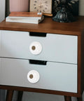 Two Pack Single Hole Dresser Handles For Cabinets And Drawers White Antique Round Door Knobs on white drawers