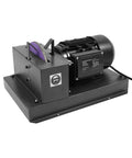 Heavy Duty Bench Mount Lawn Mower Blade Sharpener With A Rock Solid Seven Inch Ceramic Grinding Wheel And Five Hundred Watt Motor
