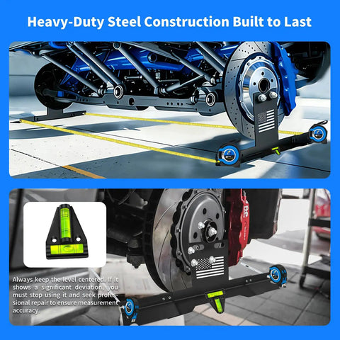 Precision Wheel Alignment Tool Kit For Cars Trucks SUVs Skips The Brake Caliper Hassle While Delivering Spot On Readings Includes Trusted Imperial Tape Measures And Level Gauges For Rollin Straight Every Time