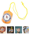 Outdoor Hiking Map Compass High Precision Pocket Orienteering Compass With Safety Lanyard on a white background