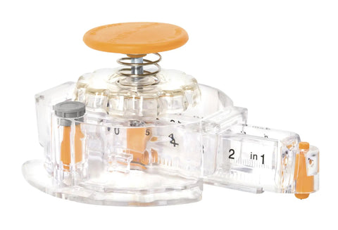 Top Tier Circle Cutter With Three Heavy Duty Spare Blades For Paper And Arts And Crafts Featuring Clear Base And Slick Tracking For No Fuss Scrapbooking Projects