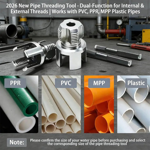 Dang this 4 in 1 Internal Pipe Wrench is a total game changer for serious DIY dudes and pros alike, shown with pipe threading tools.