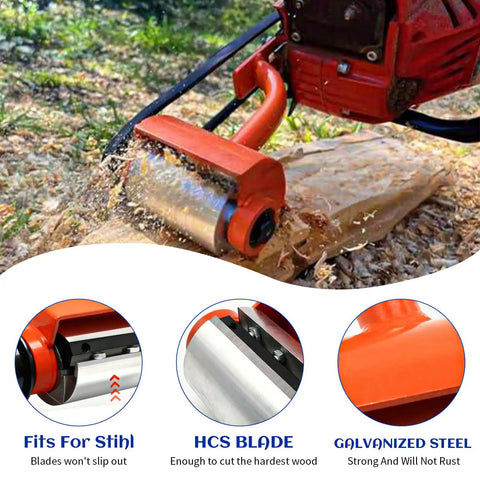 Log Peeler And Debarker Attachment For Chainsaws Converts Your Saw Into A Wood Processing Powerhouse Fits Stihl Saws