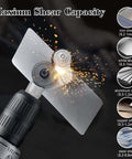 Upgraded Electric Drill Plate Cutter Attachment For Metal Nibble Cutting And Sheet Metal Work Compatible With Cordless Impact