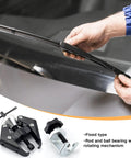 Heavy Duty Wiper Arm Removal Tool Kit For Cars Trucks SUVs And RVs Universal Carbon Steel Arm Bearing Remover in use on windshield