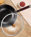 Premium Stainless Steel Pot Handle Knob Kit For Pan Lids And Frying Woks, Ergonomic Replacement Handles Perfect Upgrade For Your Kitchen Cookware Gear on wok lid