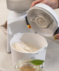 Beefy 1200W High Speed Electric Grain Mill For Fresh Flour Compact Impact Grinder with open stainless steel milling heads