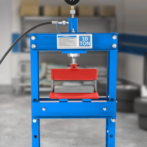 Top Shelf Press Brake Attachment For Hydraulic Press Badass Metal Bending Tool With 12 Ton Punch And On Point 90 Degree Fold For Up To 12 Inch Sheet Up To 3/16 Inch Thick Hefty Build For Any Home Or Pro Shop Red
