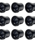 Premium Upper And Lower A Arm Suspension Bushings With Flanged Sleeve Isolators For John Deere Gator Xuv set of nine black sleeves