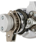 Close-up of Lightweight Aluminum Lever Chain Hoist 0.75T 1.5T 3T Manual Chain Block showing detailed load-sharing gears and ergonomic grip.