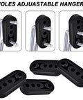 Universal Exhaust Hanger Removal Tool And 4 Holes Rubber Kit showing black adjustable EPDM hangers with metal pins