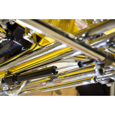 Chrome Steering Stabilizer For Straight Axle Hot Rods Fits Hairpin And Four Bar Front Suspensions Reduces Vibration And Steering Wobble