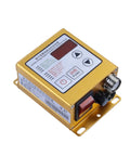 Variable Frequency Vibratory Feeder Controller For Industrial Feeding Lines, Digital Voltage Regulator 85-260V AC, gold aluminum alloy