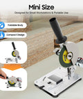 4 Inch Chop Saw 110V Metal Cutting Cut Off Saw With Adjustable 0-45 Degree Angles on Tabletop