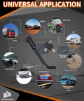 Dual Pin Trailer Hitch Lock Set With One Half Inch And Five Eighth Inch Pins, Heavy Duty Anti Theft Lock for Class I-V Receivers