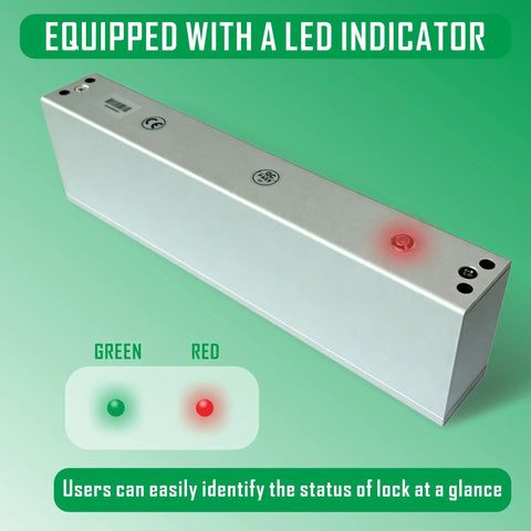 Beefed Up Heavy Duty Electric Magnetic Lock With 500Kg Holding Force and LED Indicator for Secure Access Control