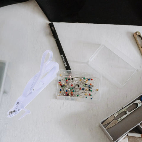 Cordless Electric Scissors For Fabric Cutting Handheld Sewing Tool With Safety Lock And Protective Cover Rechargeable Battery Operated Machine For Cloth Leather Paper Easy Use Durable Design on sewing workspace.