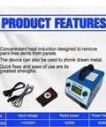 1000W Car Dent Repair Machine With Induction Heating For Paintless Dent Removal showing features and specifications