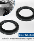 Ford Front Axle Seal And U Joint Kit For F250 F350 F450 F550 Beefed Up Heavy Duty Super Duty And Excursion With Dana 50 60 1998 To 2005 Replacement 2002692 50381 50491 SPL55 4X 41784 2 outer tube seals