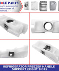 Upgrade Right Side Refrigerator Freezer Handle Support Replacement Part DA61-08247A for Samsung with durable metal bracket